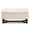 Baxton Studio Esther Modern and Contemporary Beige Velvet Fabric and Dark Brown Finished Wood Storage Ottoman 178-11297-Zoro - alternate 8